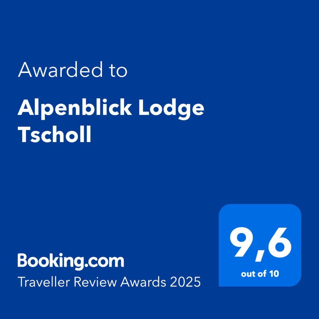 Alpenblick Lodge Tscholl Martello Exterior foto